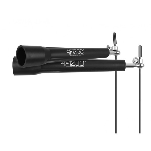 Скакалка  4FIZJO Standard+ 4FJ0183 Black - фото №3